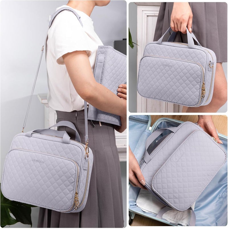 IMAGINING Large Bible Case with Quilted Cover – Bible Carrying Bag for Women with Shoulder Strap, Pockets & Gift Box | Bible Gift for Girls, Women, Bible Study - Image 5